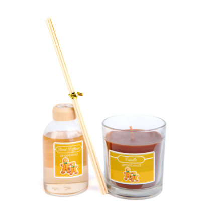 Illatgyertya és illatosító szett - mézeskalács - 120 g + 100 ml - Image 3