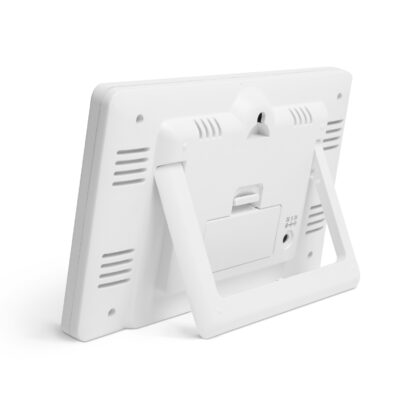 Digitális hőmérő és ébresztőóra - kültéri / beltéri - USB-s, elemes - fehér - Image 3