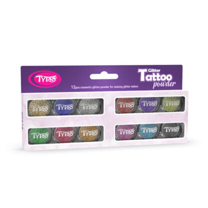 Csillámpor szett - TOP színek - 12 x 2,5 ml - Image 3