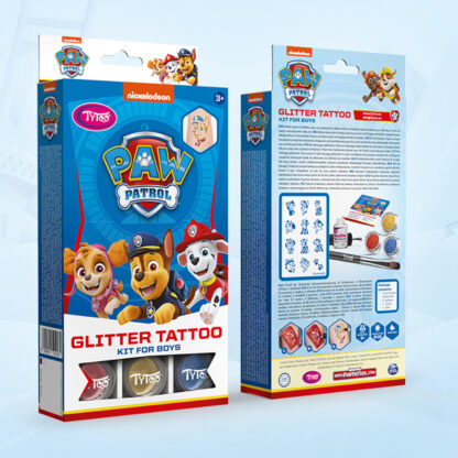 Paw Patrol fiús csillámtetoválás szett - Image 3