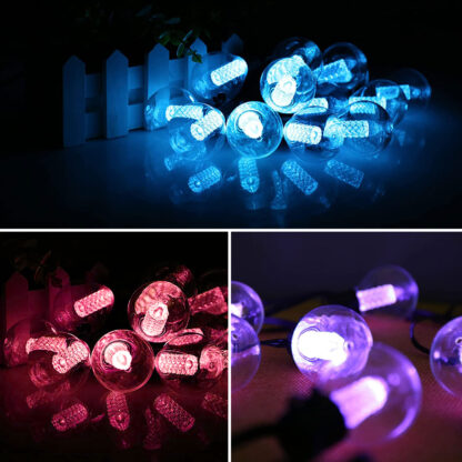 Smart fényfüzér - 25 db RGB LED - 7,5 m  - bluetooth, 100-240V, 7W - Image 4