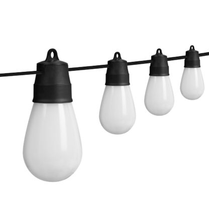 Smart szolár fényfüzér - 15 db RGBIC LED - 6,5 m - bluetooth - Image 4