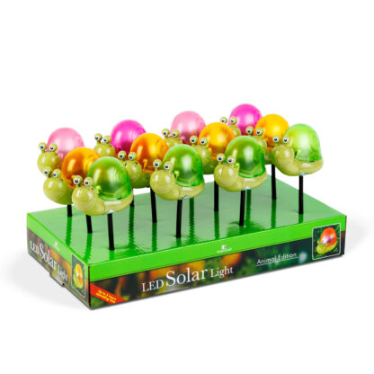 Leszúrható szolár - csiga - fehér LED - 10 x 6 x 15 cm - Image 4