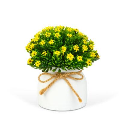 Műnövény dekoráció - apró virág - 3 féle - 18 x 8,5 cm - Image 4