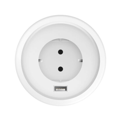 Rejtett - beépíthető konnektor + USB - fehér - Image 4