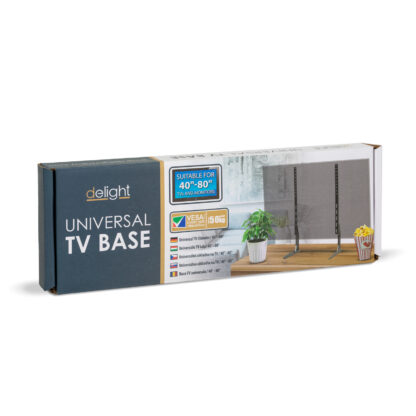 Univerzális TV talp - fekete - 71 x 35 cm - Image 4