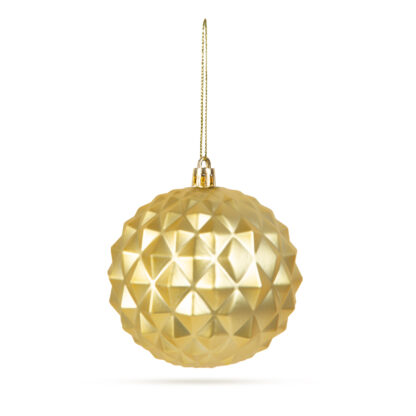 Karácsonyfadísz szett - gömbdísz - arany - 6 db / csomag - Image 4