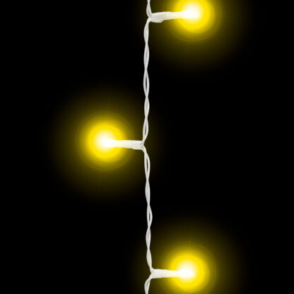 Fényfüggöny - 200 db LED - melegfehér - hálózati - IP44 - 4,2 m - 8 program - Image 4