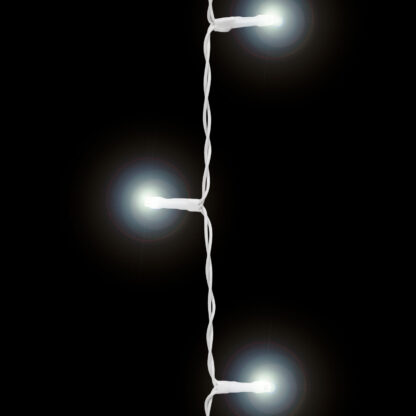 Fényfüggöny - 200 db LED - hidegfehér - hálózati - IP44 - 4,2 m - 8 program - Image 4