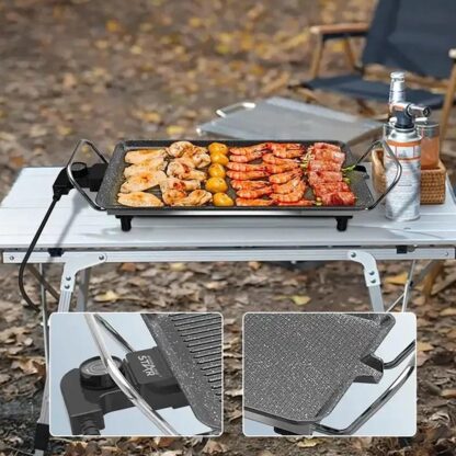 WinningStar - Tapadásmentes, elektromos asztali grillsütő - 1360 W - Image 4