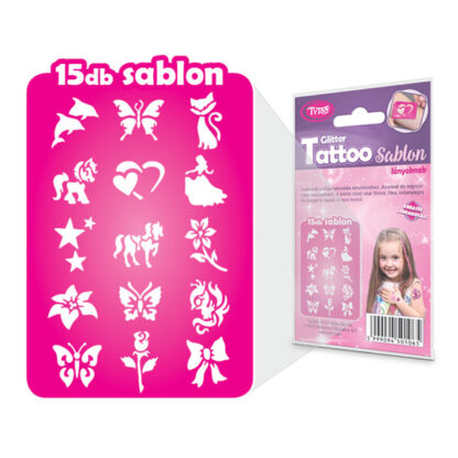 Sablon szett - lányoknak - 15 db-os - Image 4