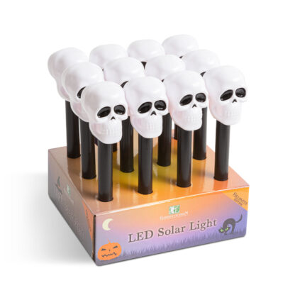 Led-es szolár lámpa - halloween - koponya - Image 5