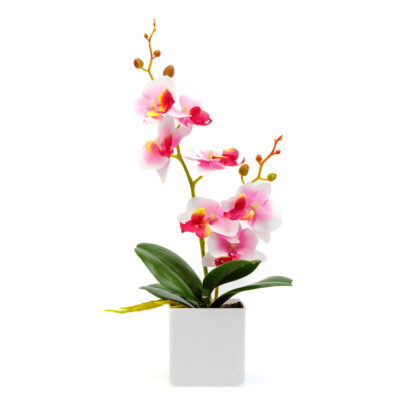 Műnövény dekoráció - orchidea - 3 féle - 37 cm - Image 5