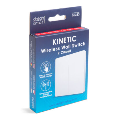 Kinetic fali kapcsoló - 433 Mhz - 2 körös - IP20 - Image 5