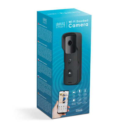 Smart Wi-Fi-s videó kaputelefon szett - akkumulátoros - MicroSD, FHD, PIR - fekete - Image 5