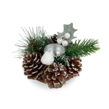 Adventi dekoráció - mécsestartóval - 6 féle - 13 cm - Image 5