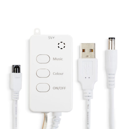 Smart fényfüzér - csillag - zene mód - USB - 25 RGB LED - 5 m - Bluetooth - Image 5