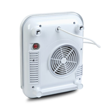 Fali hősugárzó törölközőtartóval - 800/2000W - 240V - fehér - Image 5