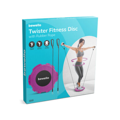 Twister fitnesz korong - gumi kötéllel - 29 cm - Image 5