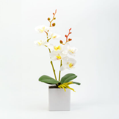 Műnövény dekoráció - orchidea - 3 féle - 37 cm - Image 6