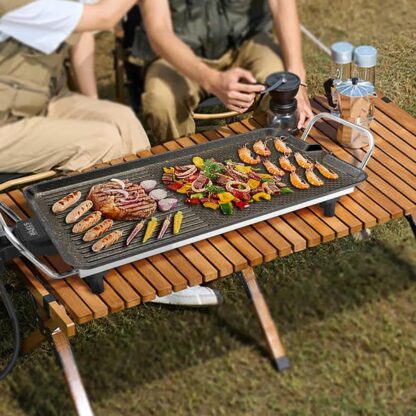 WinningStar - Tapadásmentes, elektromos asztali grillsütő - 1360 W - Image 6