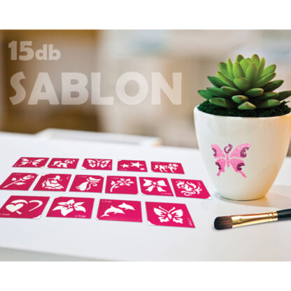 Sablon szett - lányoknak - 15 db-os - Image 6