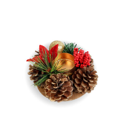 Adventi dekoráció - mécsestartóval - 6 féle - 13 cm - Image 7