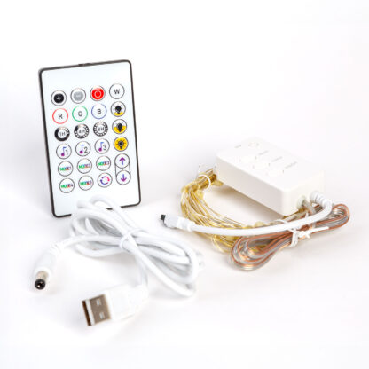 Smart fényfüzér - USB - 33 RGB LED - 5 m - Bluetooth - Image 7