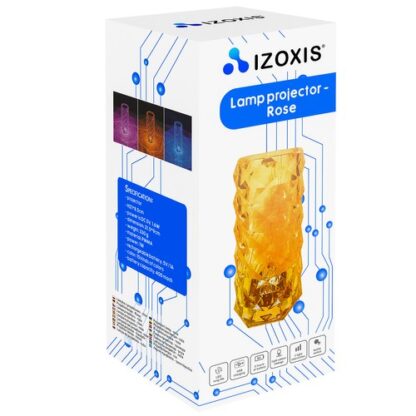 Rózsa hatású RGB LED-es lámpa - akkumulátoros - akril - USB - Image 8