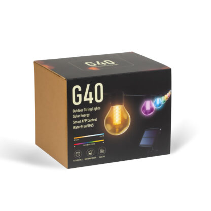 Smart fényfüzér - 25 db RGB LED - 7,5 m  - bluetooth, 100-240V, 7W - Image 9