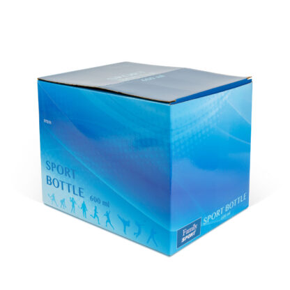 Sport kulacs - műanyag, átlátszó - 600 ml - 3 színben - Image 9